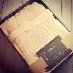 Monogrammed robe